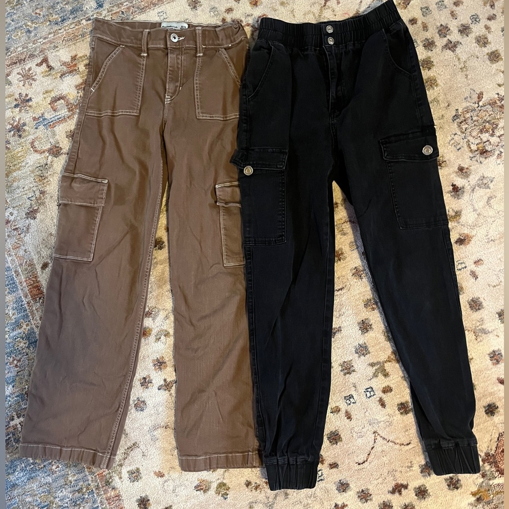 Girls Cargo Pants (Abercrombie and Hot Topic)